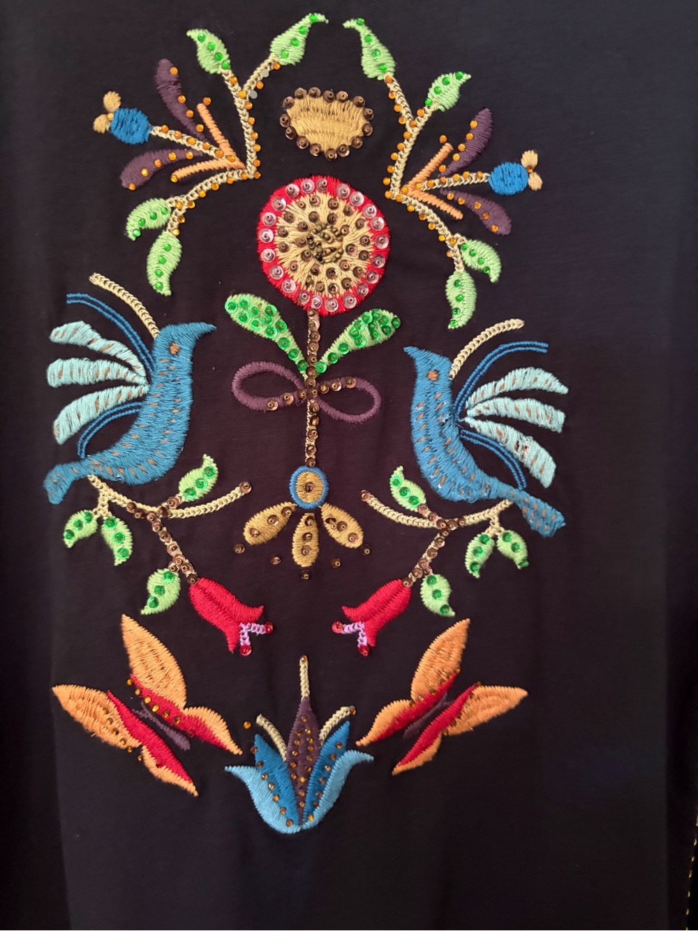 Double D Ranch Embroidered Long Sleeve Size Large - Picture 2 of 8